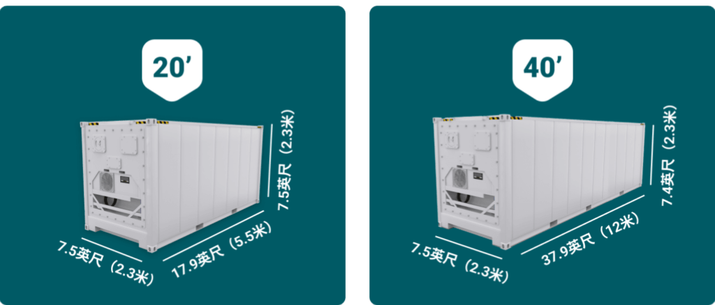 冷藏集装箱规格和尺寸