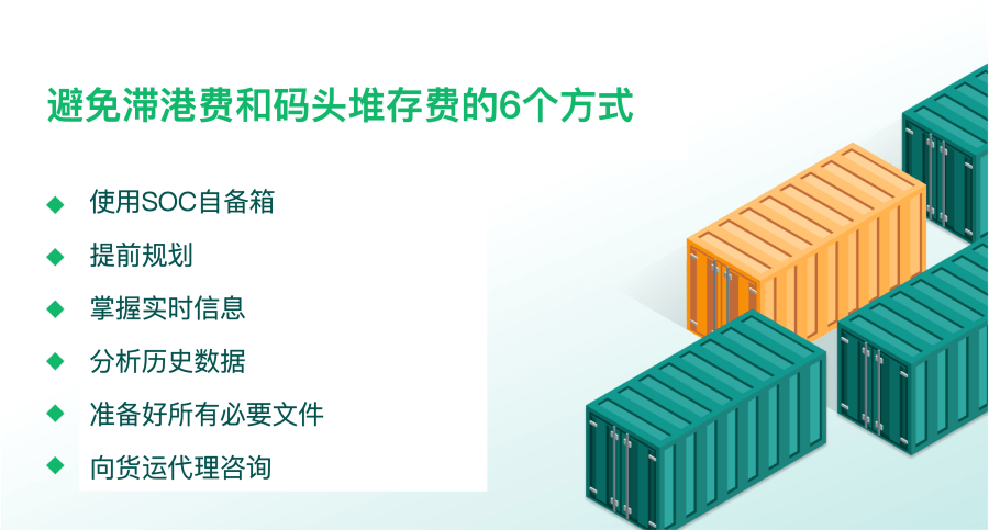 避免滞港费和码头堆存费的6个方式